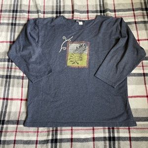 Festive 3/4 sleeve top